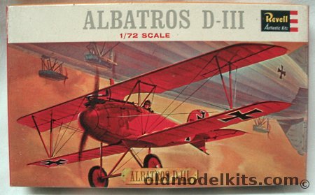 Revell 1/72 Albatros D-III, H629-50 plastic model kit